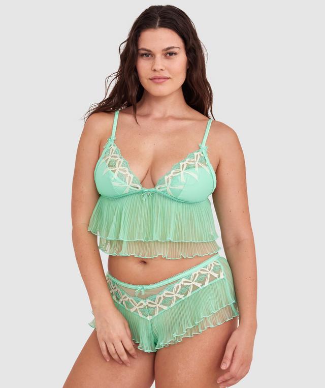 Enchanted Kinko French Knicker-Mint Green