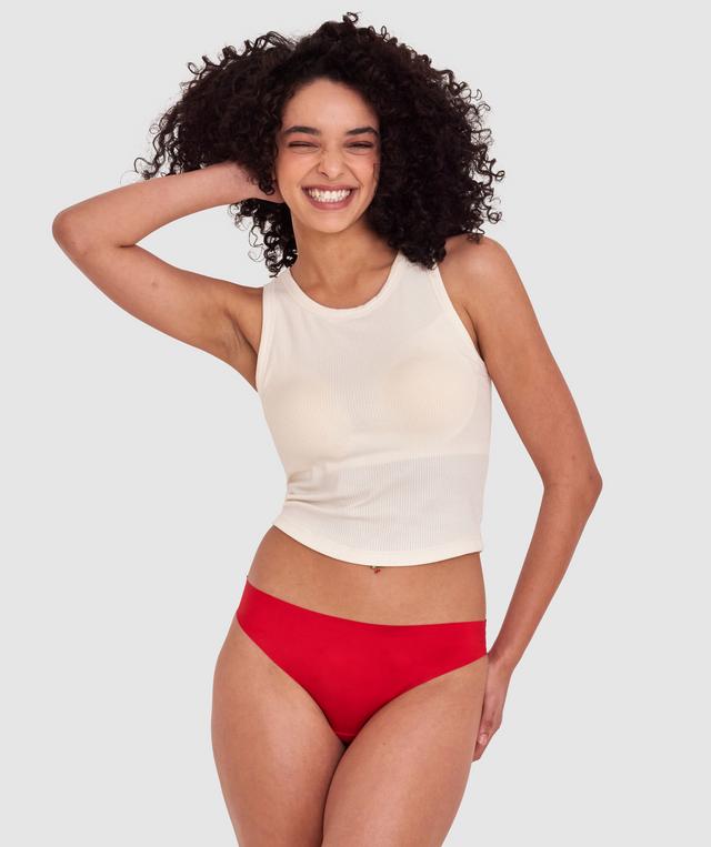 Smooth Comfort Bikini Knicker - Dark Red