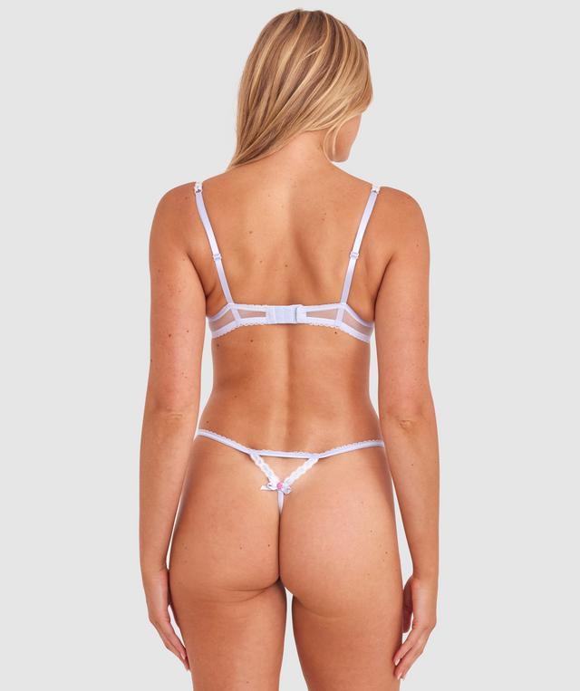 Enchanted Binding Love High Leg String - Sky Blue