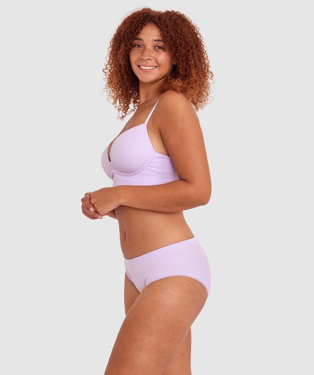 Rib Basics Shortie - Light Purple