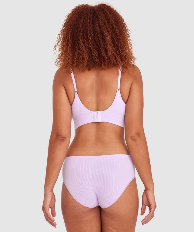 Rib Basics Shortie - Light Purple