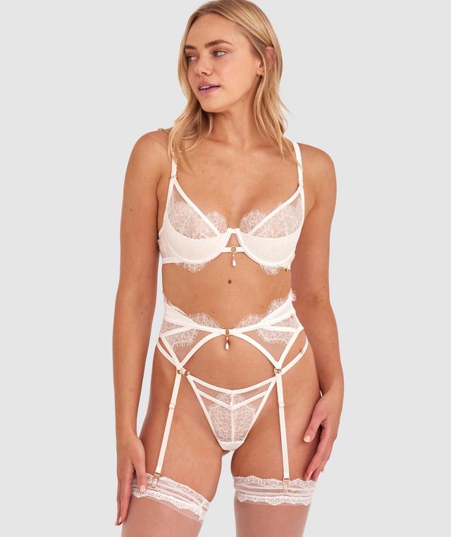 Vamp Eternity Suspender - Ivory