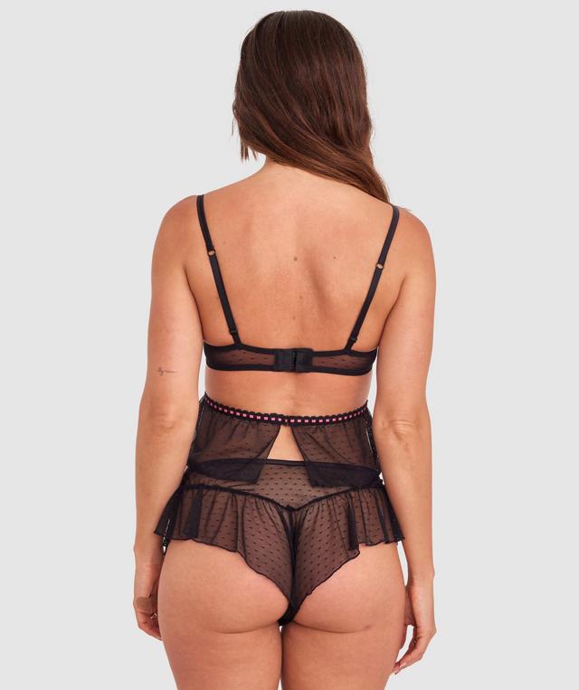 Night Games Bow Peep Unlined Cami - Black