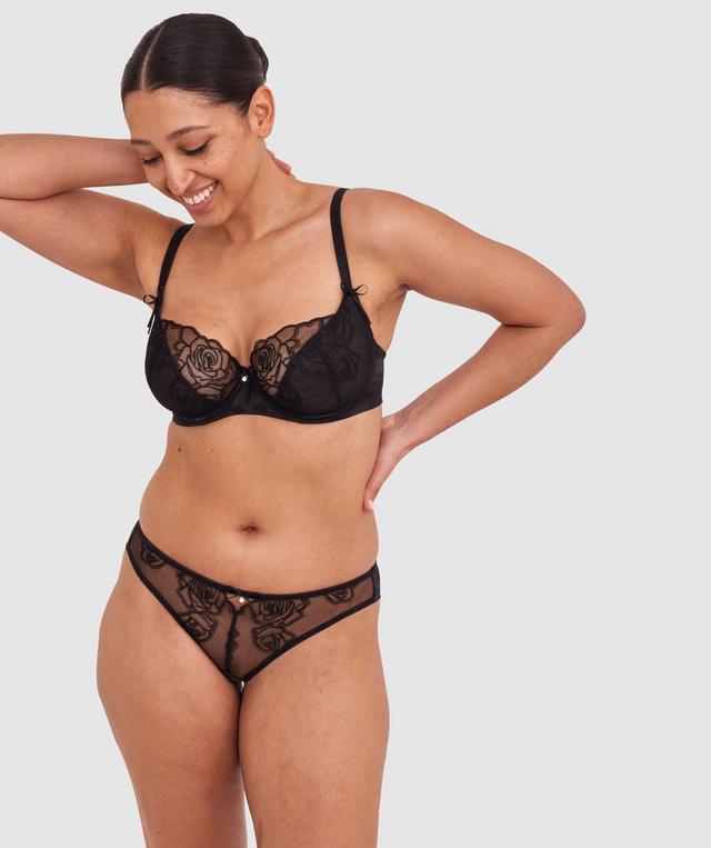 Rosalie Brazilian Knicker - Black