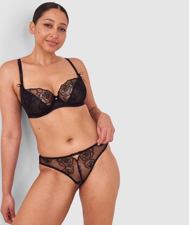 Rosalie Brazilian Knicker - Black