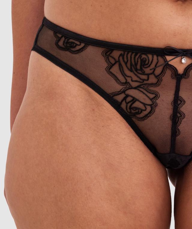 Rosalie Brazilian Knicker - Black