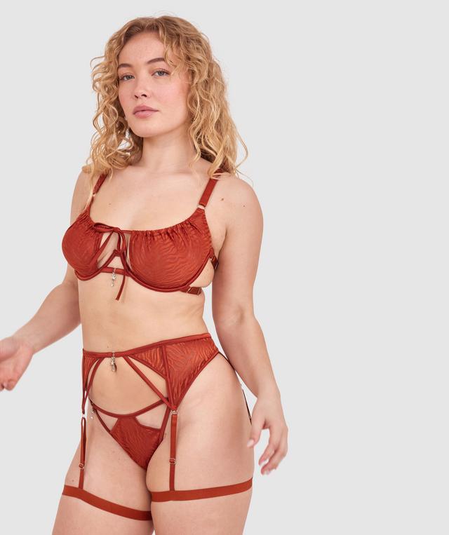 Night Games Wild Delight Suspender - Rust