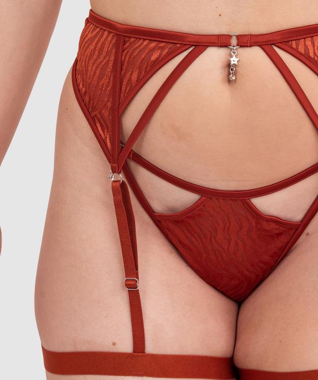 Night Games Wild Delight Suspender - Rust