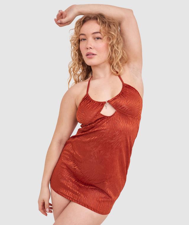 Night Games Wild Delight Slip - Rust