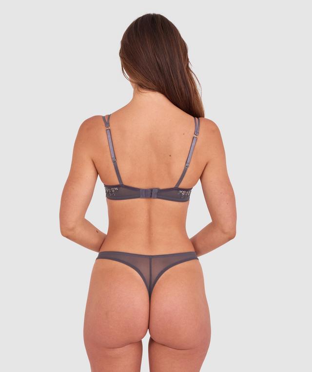 Silvia Bra - Dark Grey/Silver