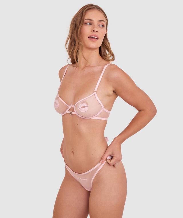 Night Games Candy Shop Ouvert Brief - Blush Pink