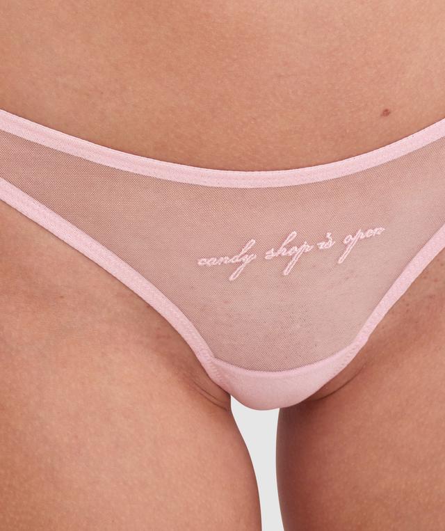 Night Games Candy Shop Ouvert Brief - Blush Pink