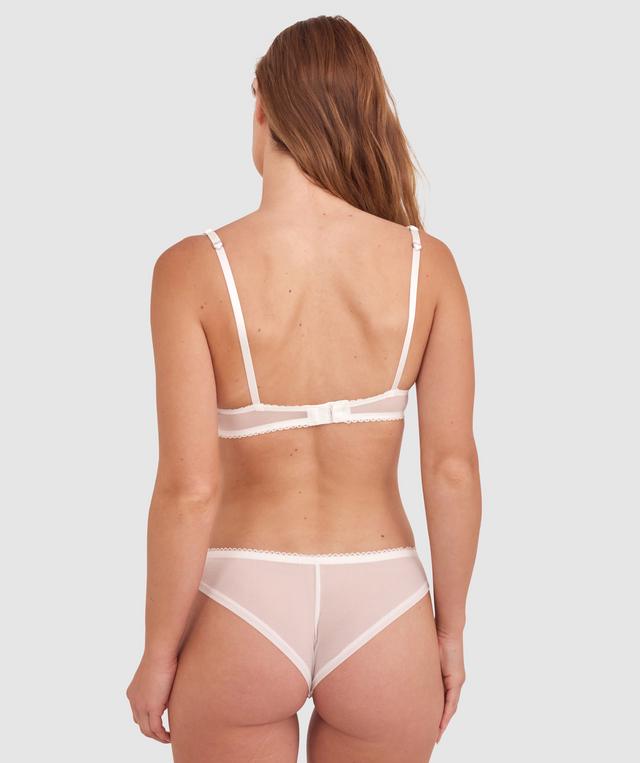 Enchanted Heartthrob High Leg Brazilian Knicker - Ivory