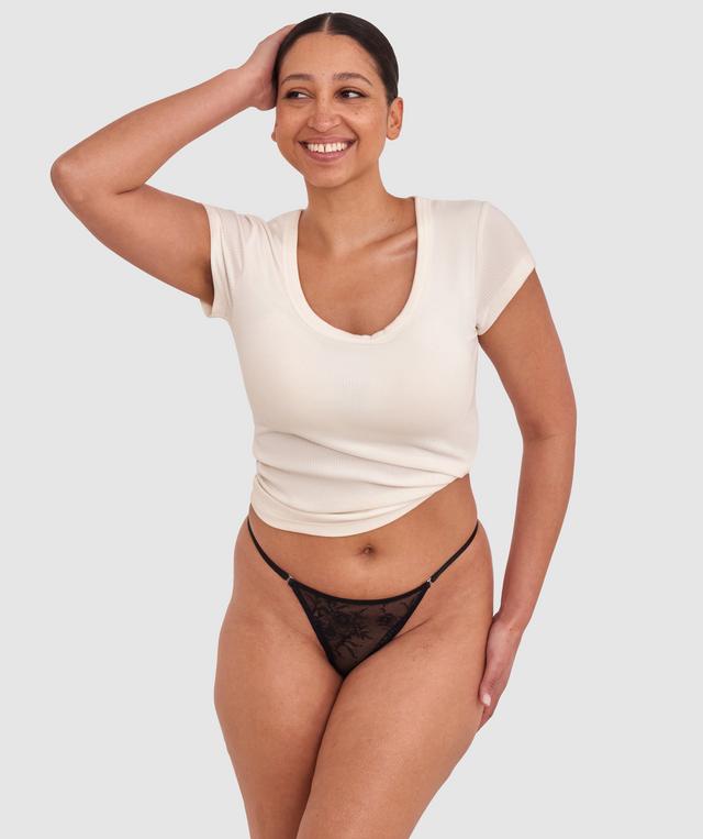 Night Games That Girl 2 Piece Knicker Set - Black