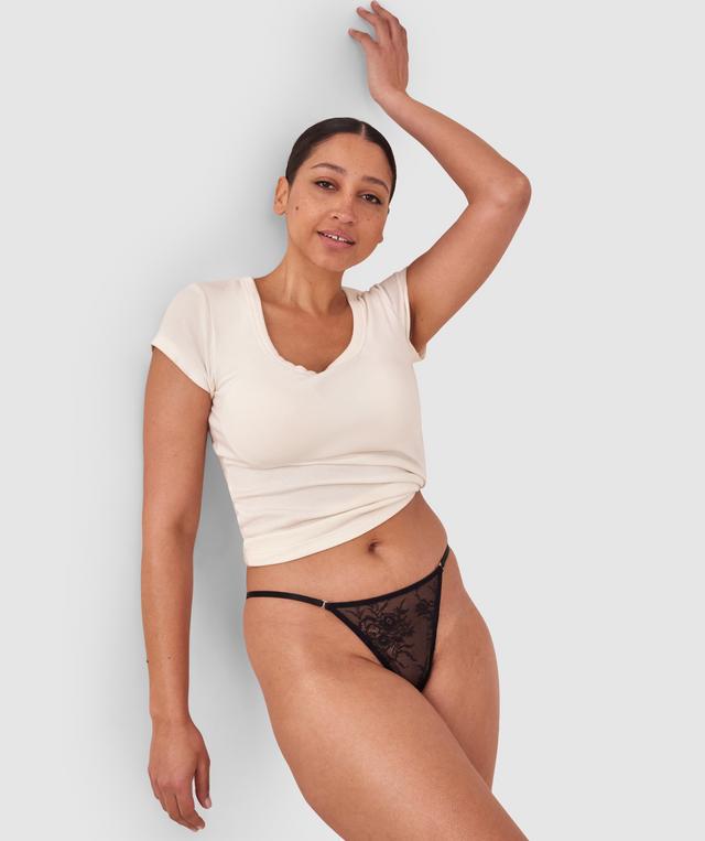 Night Games That Girl 2 Piece Knicker Set - Black