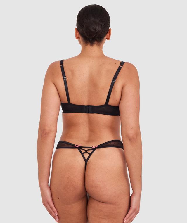 Enchanted Desdemona High Leg String - Black
