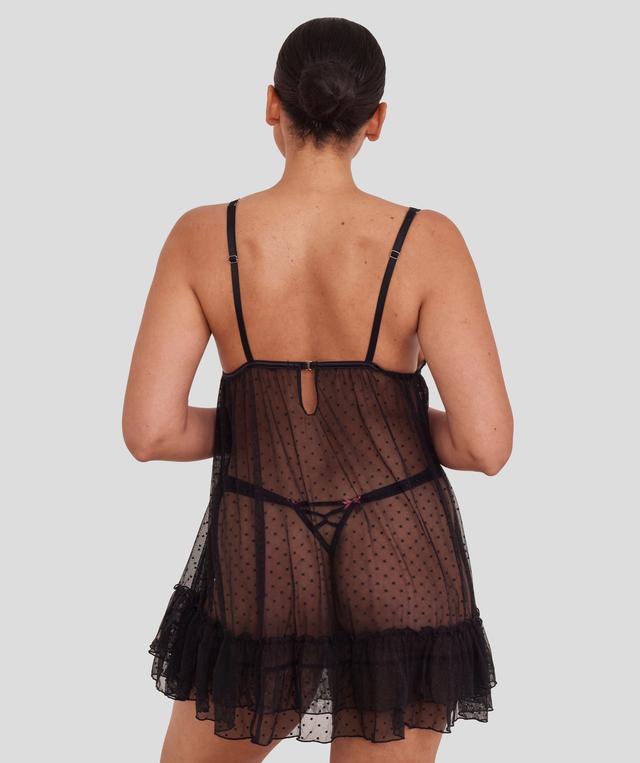 Enchanted Desdemona Babydoll - Black