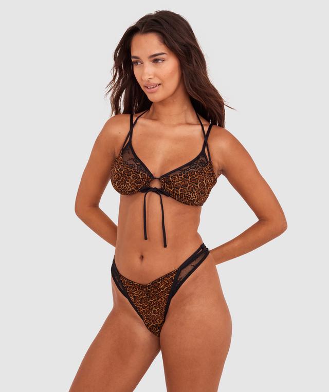 Angelique Bralette - Print Animal