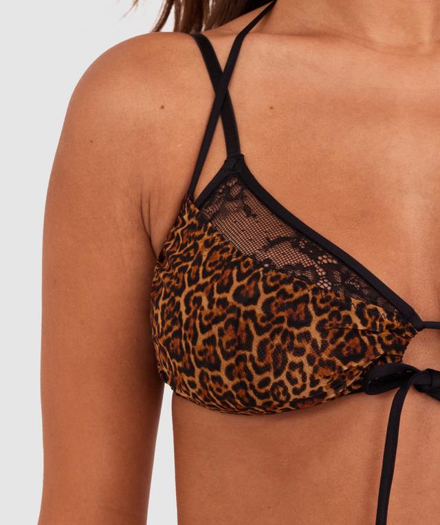 Angelique Bralette - Print Animal