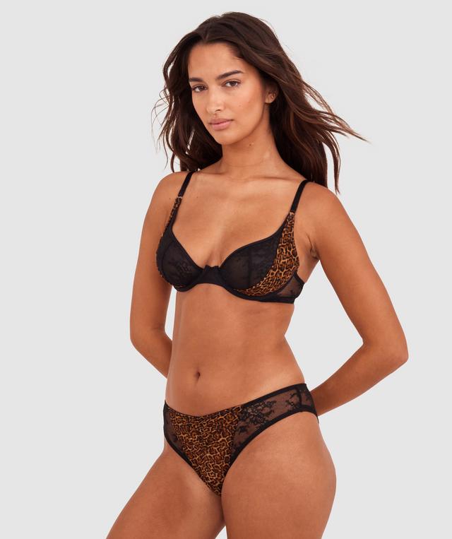 Angelique Unlined Bra - Print Animal