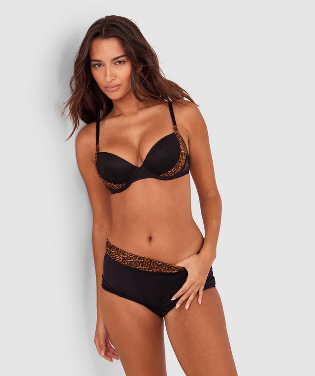 Angelique Push Up Bra - Print Animal