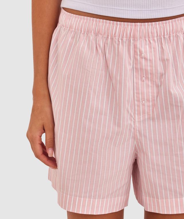 Relax Short - Pink/Print Stripe