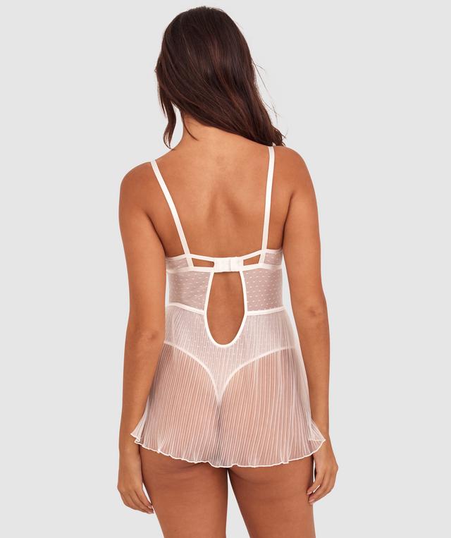 Night Games Deja Vu Unlined Babydoll Bra - Ivory