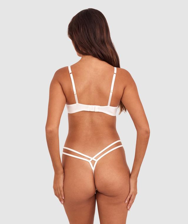 Vamp Strung Up High Leg String - Ivory