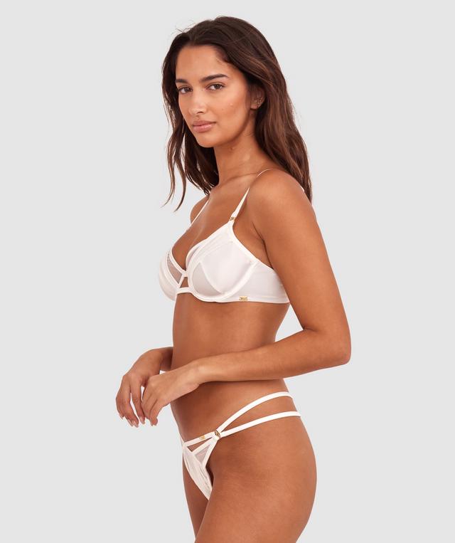 Vamp Strung Up High Leg String - Ivory