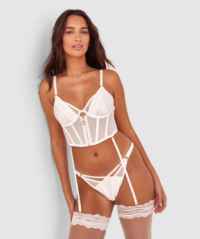 Vamp Strung Up Unlined Delight Corset - Ivory