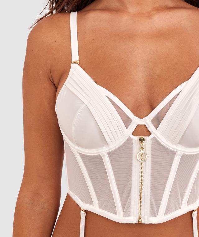 Vamp Strung Up Unlined Delight Corset - Ivory