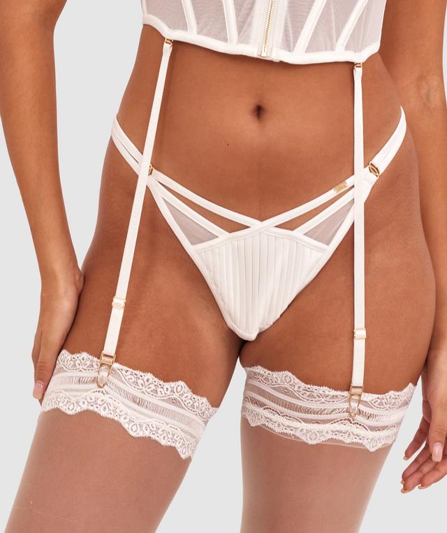 Vamp Strung Up Unlined Delight Corset - Ivory
