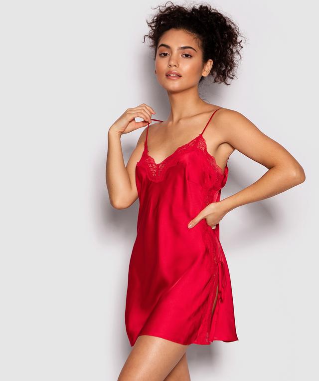 Night Games Samantha Slip - Red