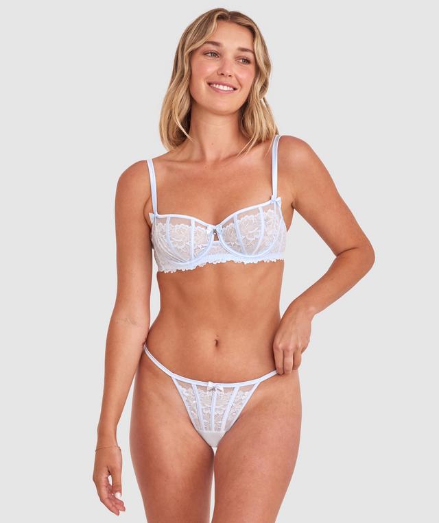 Bethany Underwire Bra - Pale Blue