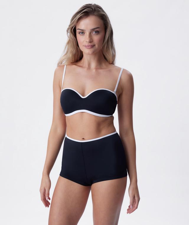 Skye Shortie Swim Bottom - Black