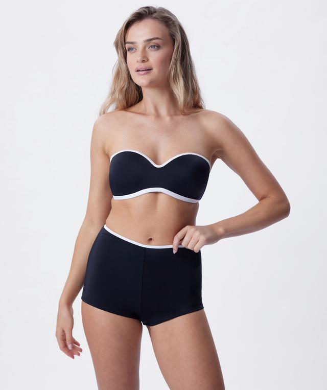 Skye Shortie Swim Bottom - Black