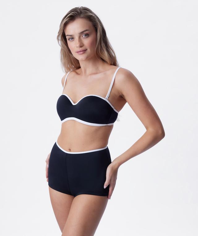 Skye Wirefree Balconette Swim Bikini Top - Black