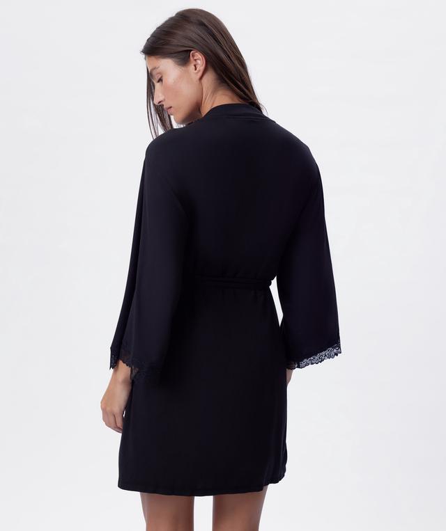 Selene Short Wrap - Black