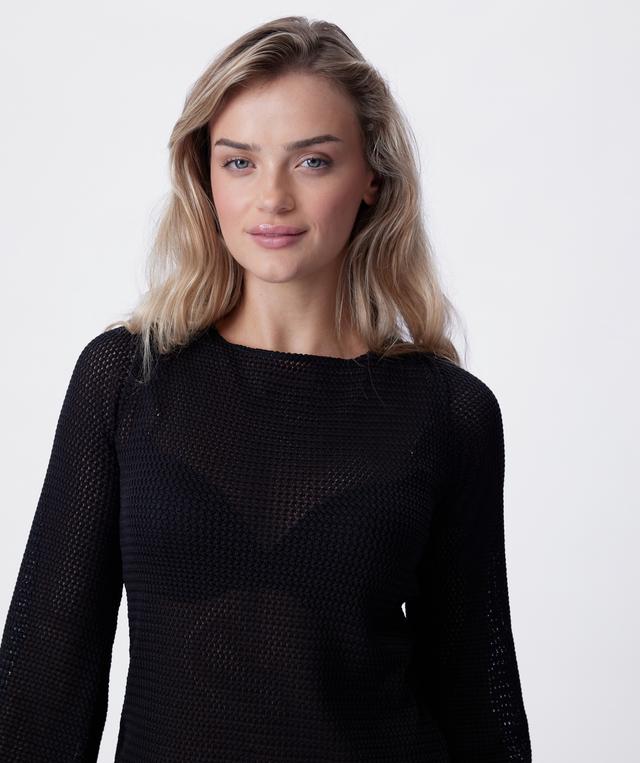 Kos Resort Swim Slip Coverup - Black