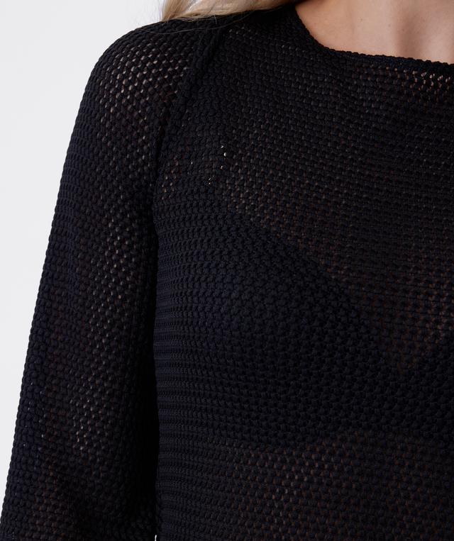 Kos Resort Swim Slip Coverup - Black