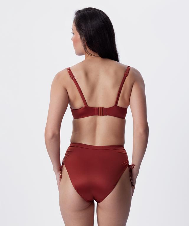 Corsica Full Cup Balconette Swim Top - Rust