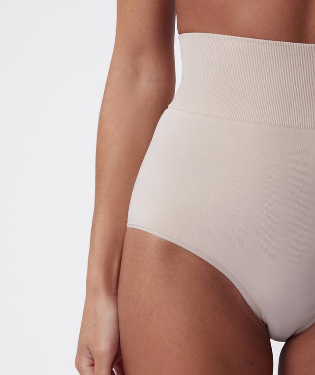 Base Layers High Waist Full Brief - Nude 2