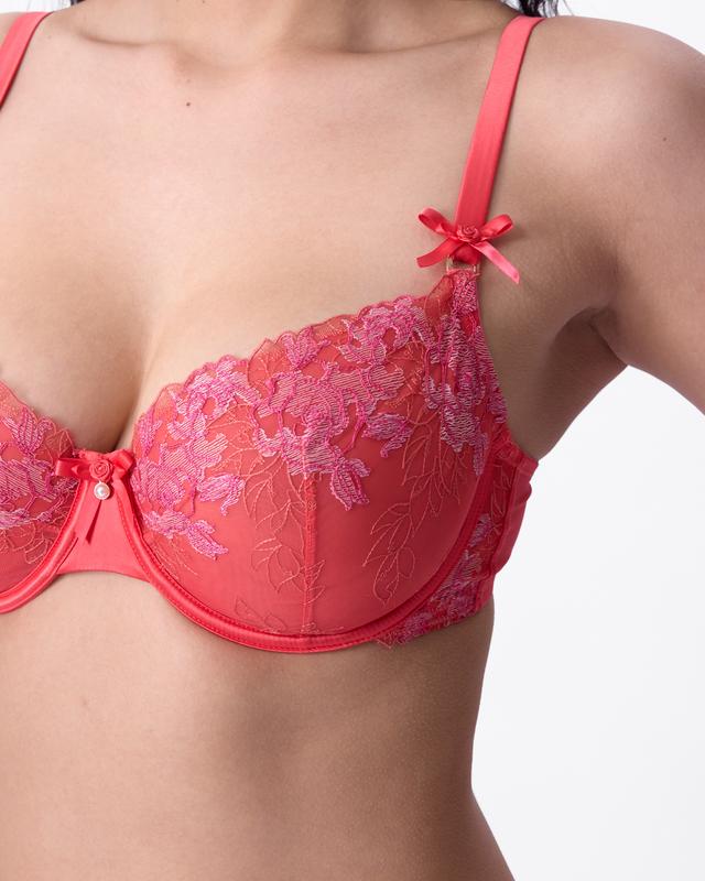 Enchanted Paradiso Bra - Light Red