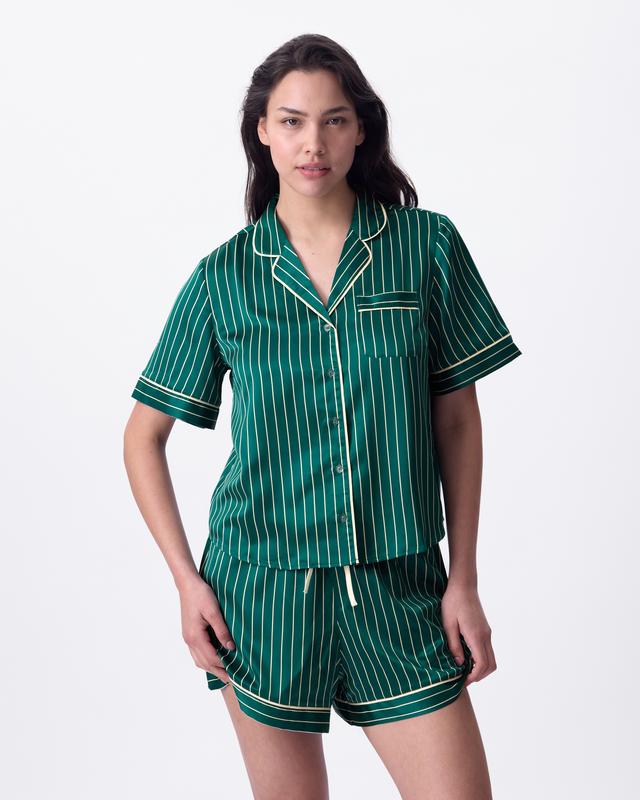 Peppermint Stripe Short Sleeve - Print Stripe