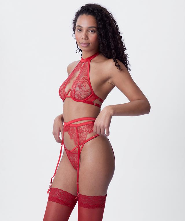 Night Games Wrap Me Up Suspender - Red