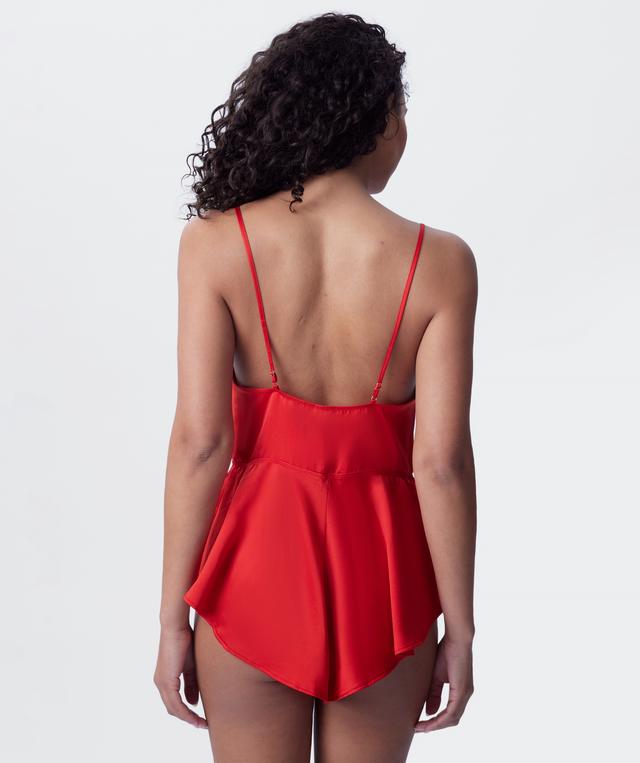 Natalia Playsuit - Red