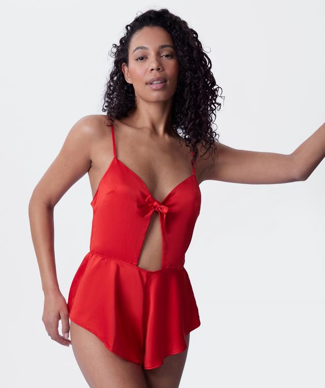 Natalia Playsuit - Red