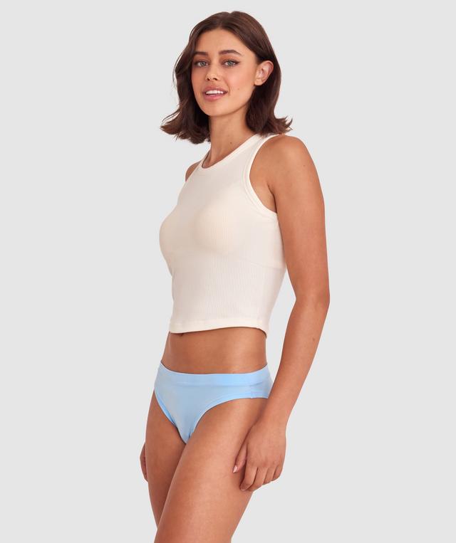 Body Bliss Brazilian Knicker - Light Blue