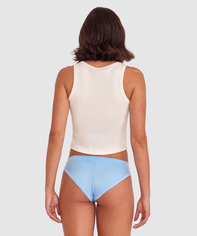 Body Bliss Brazilian Knicker - Light Blue