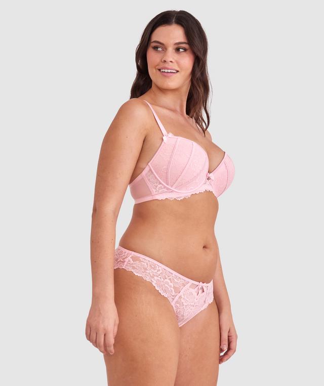 Bethany Push Up Bra - Pale Pink